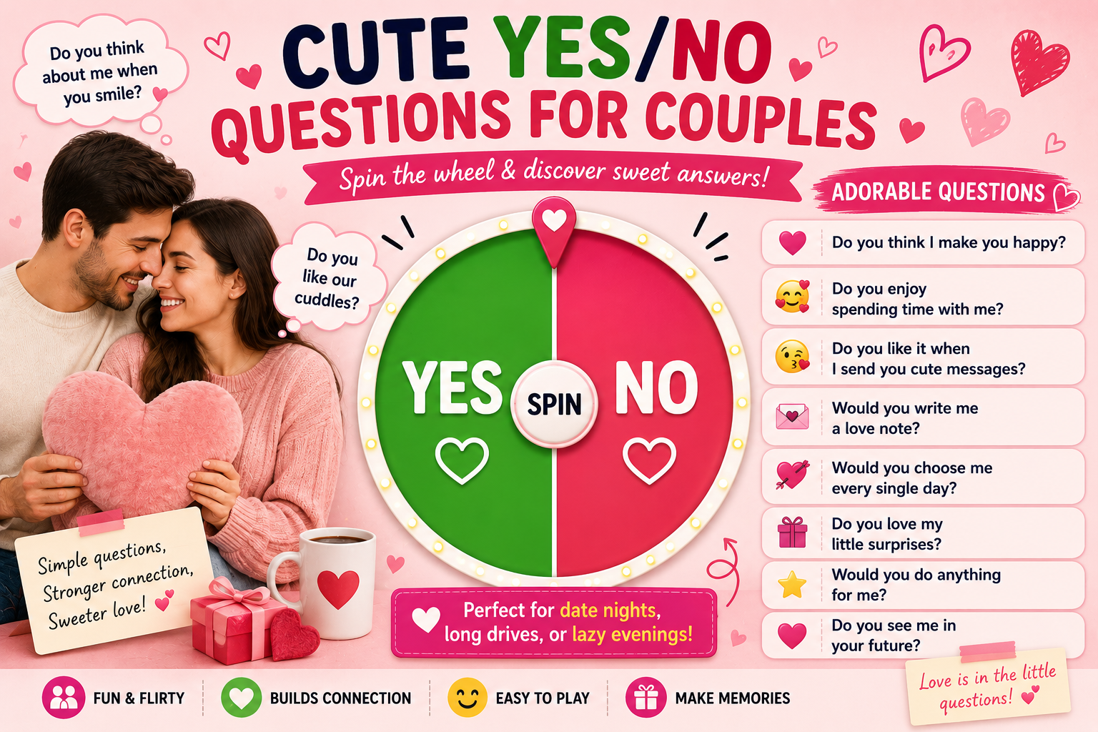 Cute Yes No Questions for Couples