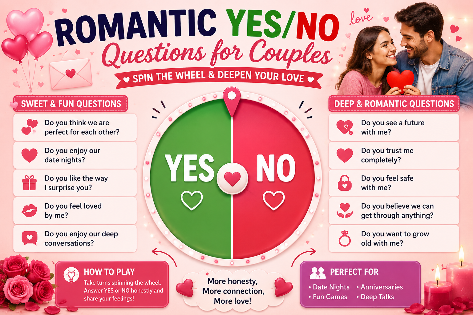 Romantic Yes No Questions for Couples