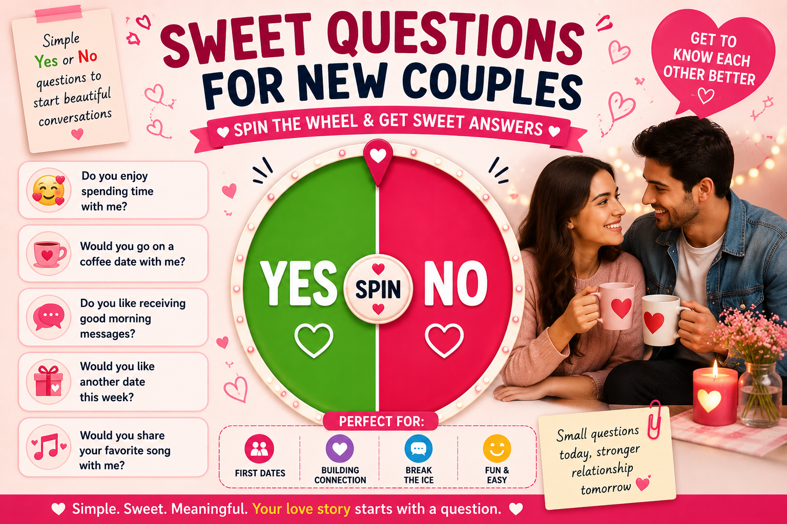 Sweet Questions for New Couples
